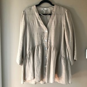 Zara Linen Tunic